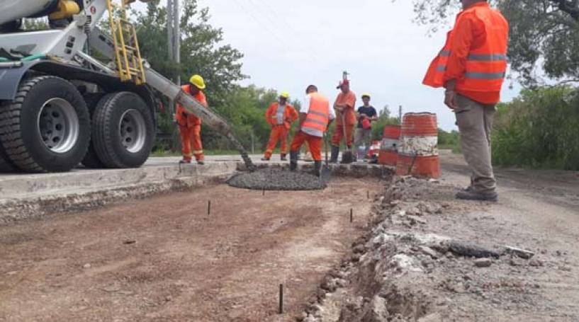 Escobar continúa con obras viales en distintos barrios del distrito