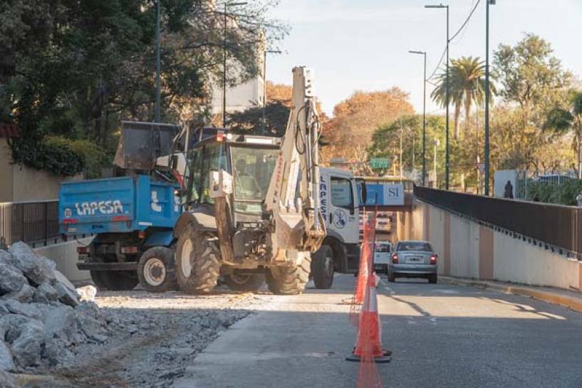 San Isidro: el Municipio comenzó con las obras de renovación del túnel de Roque Sáenz Peña