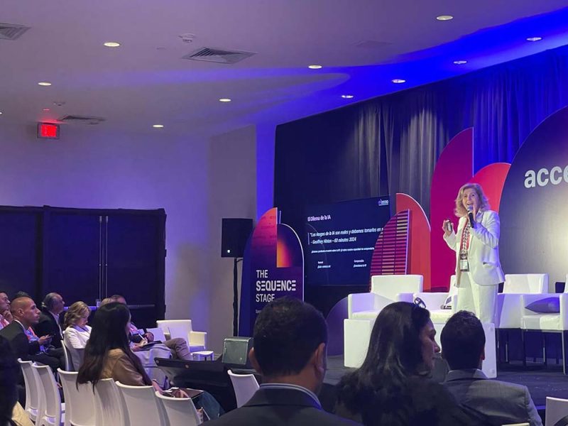 Empresaria argentina disertó en Fintech Americas sobre la implementación responsable de IA