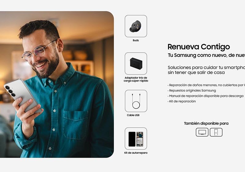 Durante el mes del consumidor, Samsung amplía las soluciones de autoservicio y lanza el programa “Renueva Contigo”