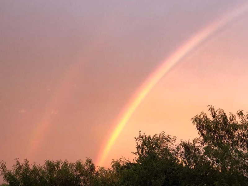 Arco iris de esperanza