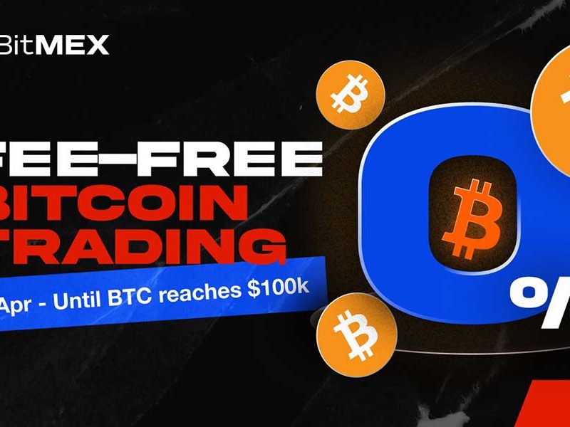 BitMEX introduce la negociación gratuita de bitcoin al contado hasta que este alcance un valor de 100.000 dólares