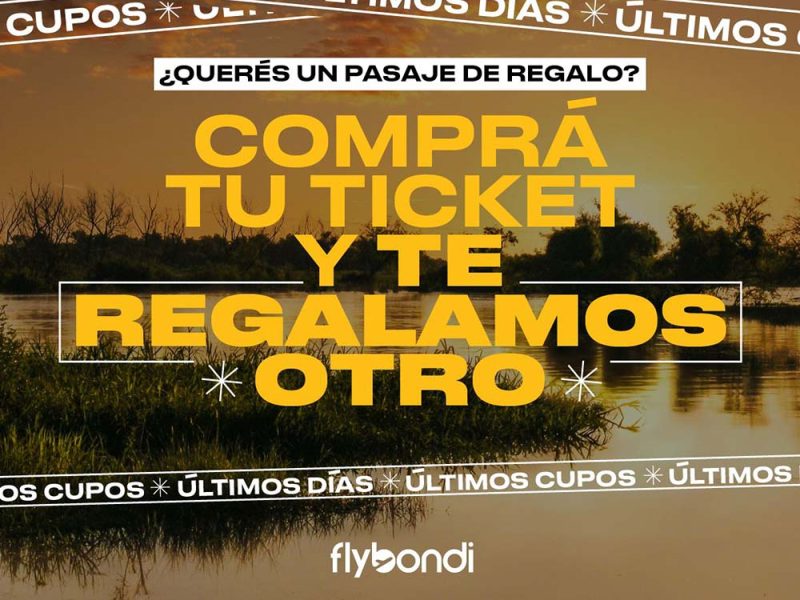 Volá por el país y la región que Flybondi te regala tu próxima Escapadita