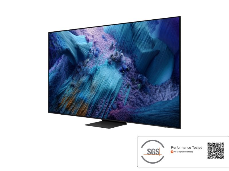 La tecnología de pantalla de puntos cuánticos de Samsung fue verificada como libre de cadmio y recibió la certificación SGS
