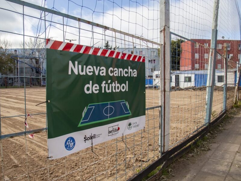 San Isidro: comenzaron las obras para construir una cancha de fútbol en el Club Basi de Boulogne