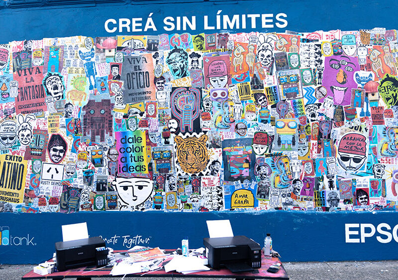 Epson Argentina salió a la calle para celebrar la creatividad