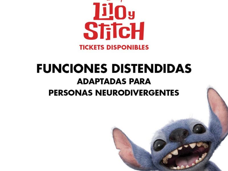 Llegan las funciones distendidas de Lilo y Stitch, adaptadas para personas neurodivergentes y familias
