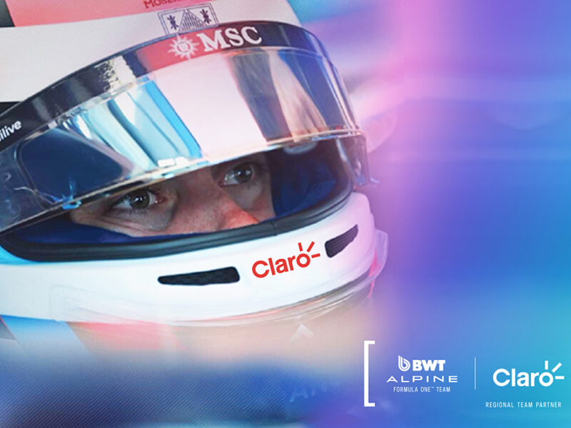 El equipo BWT Alpine de Fórmula 1 se conecta con claro como su Partner Regional