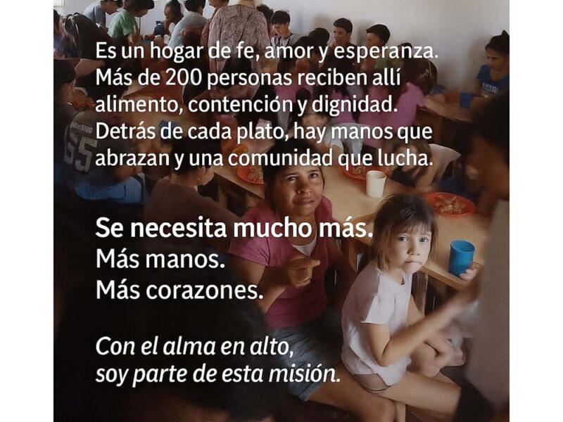 Con amor y esperanza: el trabajo silencioso que alimenta cuerpo y alma en “Mi Refugio”