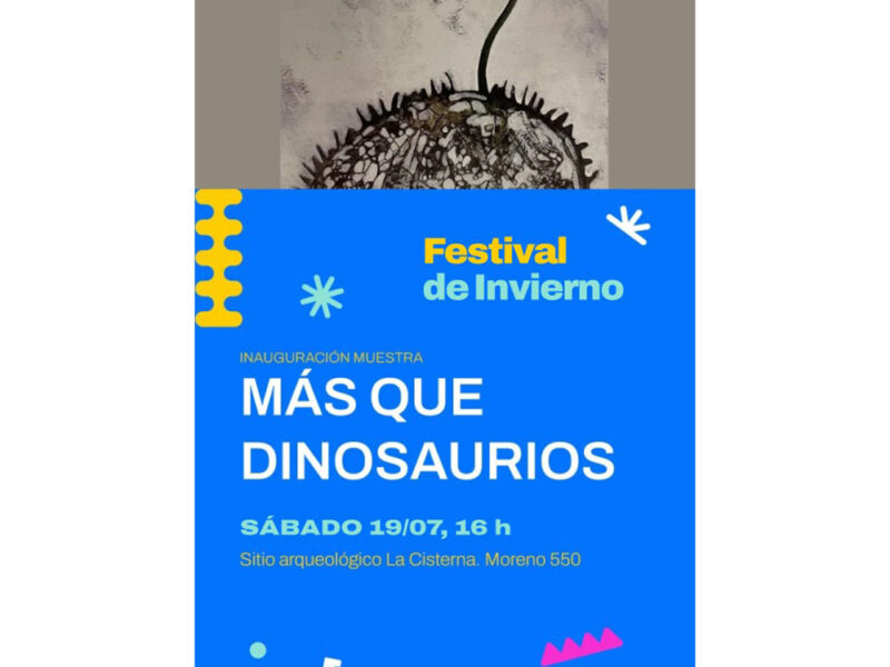 Inaugura “Más que dinosaurios” en La Cisterna