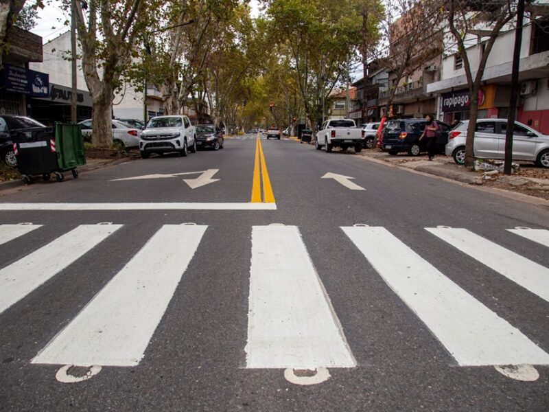 San Isidro: realizan obras de ordenamiento e infraestructura para mejorar la seguridad vial en todo el Municipio