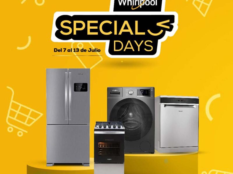 Semana de descuentos en Whirlpool: hasta 30% off y 12 cuotas sin interés