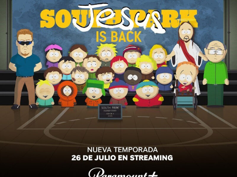 Paramount+ estrena la nueva temporada de la reconocida serie South Park mañana sábado 26 de julio