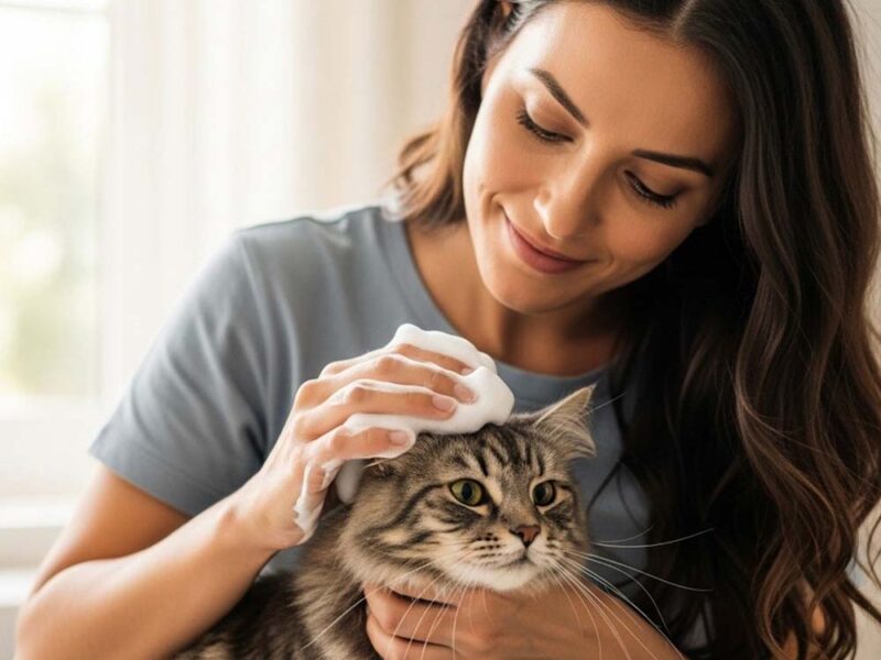 Atención Karen! Así puedes consentir y bañar fácil y rápido a tu michi para celebrar el Día Internacional del Gato