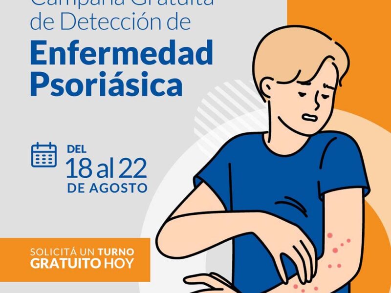 Comenzó la campaña de detección gratuita de enfermedad psoriásica