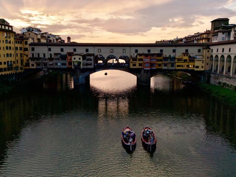 La hora de oro en el Arno