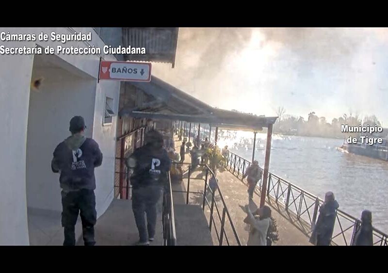 El rápido accionar del Sistema de Protección Ciudadana permitió sofocar un incendio en el Puerto de Frutos