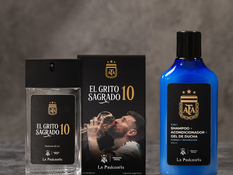 La AFA elige a La Pasionaria para lanzar los perfumes de la Selección Argentina de Fútbol