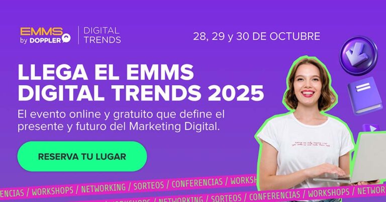 El evento que anticipa el futuro del Marketing Digital ya tiene fecha: el EMMS Digital Trends 2025 llega este 28, 29 y 30 de octubre.