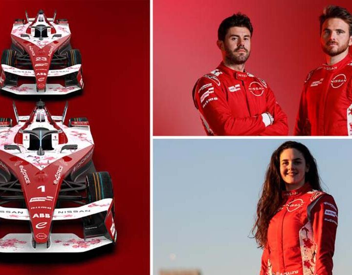 Nuevos números, misma imagen de siempre. El equipo Nissan Fórmula E finalizará su preparación para la Temporada 12 en las pruebas de Valencia