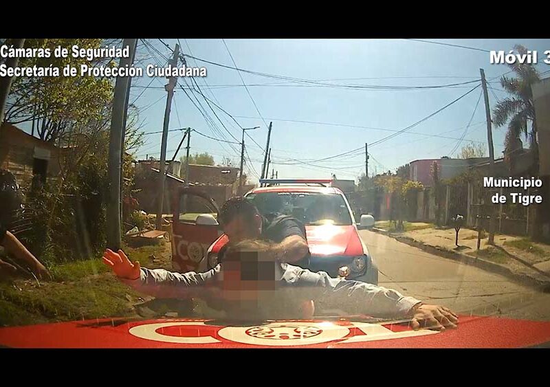 Imágenes de una impactante persecución: robaron en un comercio, se dieron a la fuga y fueron detenidos por el COT