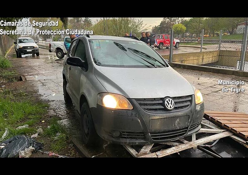 Robo, denuncia, persecución e impactante choque en General Pacheco: tres malvivientes terminaron detenidos