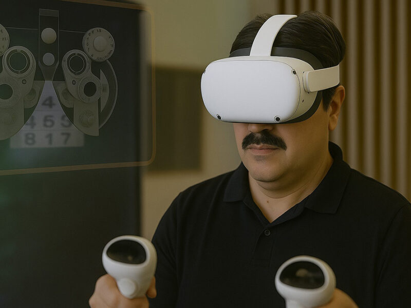 Sergio De Cicco crea el primer software de realidad virtual para escotomas y neuroplasticidad ocular