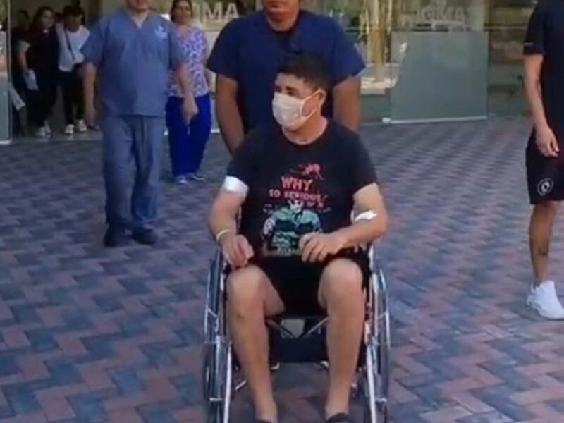 El socorrista de Defensa Civil herido en la Panamericana fue dado de alta: “Estoy bien y muy agradecido”