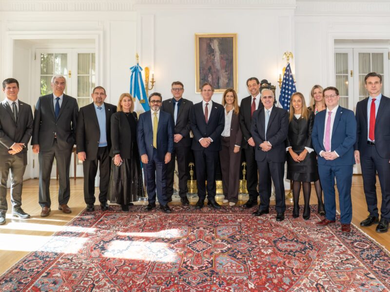 Argentina fortalece la alianza tecnológica y empresarial con Estados Unidos con la meta de exportar US$ 30.000 millones en los próximos años