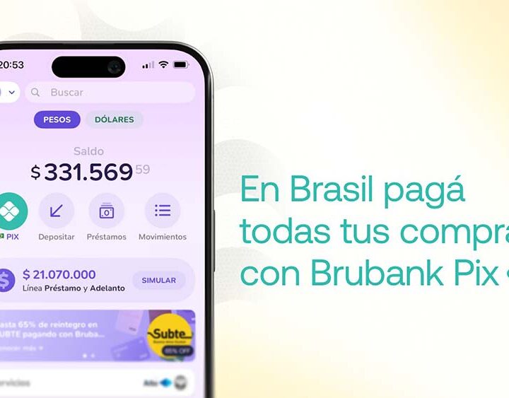 Brubank simplifica los pagos en Brasil con PIX en un verano que promete un fuerte movimiento argentino