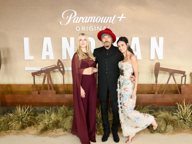 Billy Bob Thornton y Demi Moore en la premiere de la nueva temporada de Landman en Paramount+
