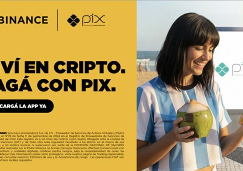 Binance Pay habilita el sistema de pagos Pix para todos los argentinos que viajen a Brasil