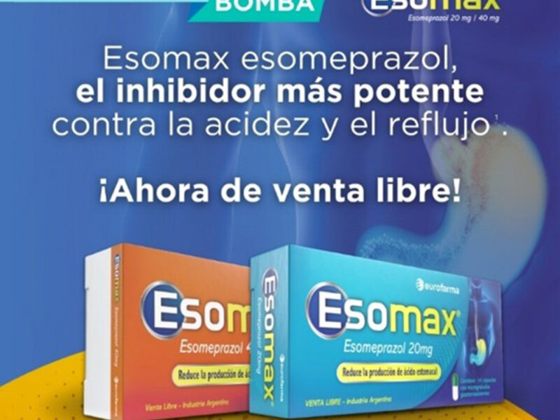 ESOMAX, de Eurofarma, ya se consigue sin receta en todo el país, ampliando el acceso de la población