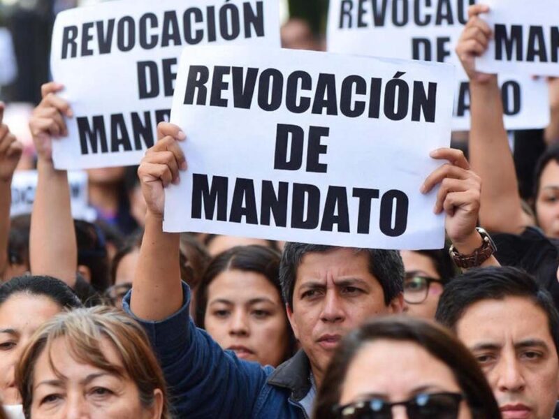 REVOCATORIA DE MANDATO: la herramienta que los pueblos necesitan para ser escuchados