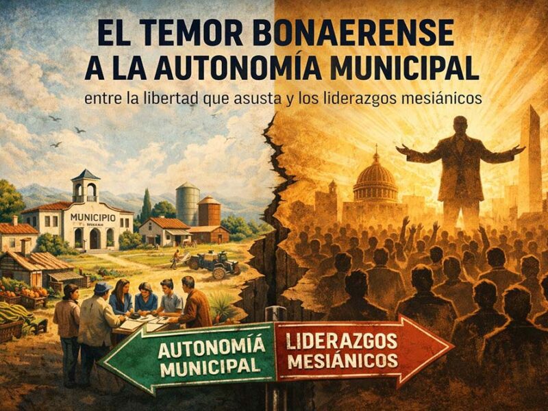 EL TEMOR BONAERENSE A LA AUTONOMÍA MUNICIPAL: entre la libertad que asusta y los liderazgos mesiánicos