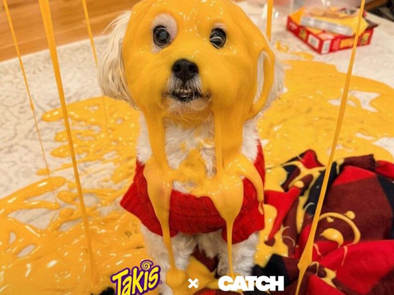 CATCH y Takis transforman espacios cotidianos en una explosión de queso usando IA