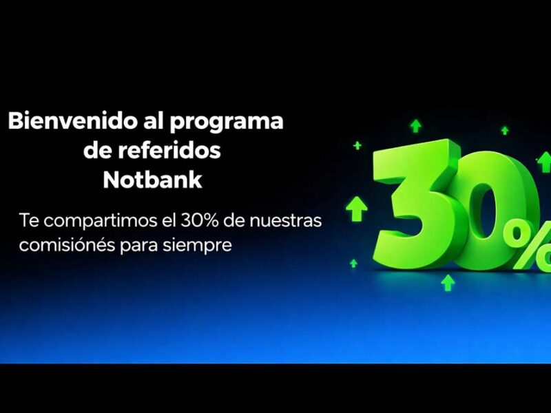 Gana dinero sin invertir un peso: así funciona el programa de referidos de Notbank by CryptoMarket