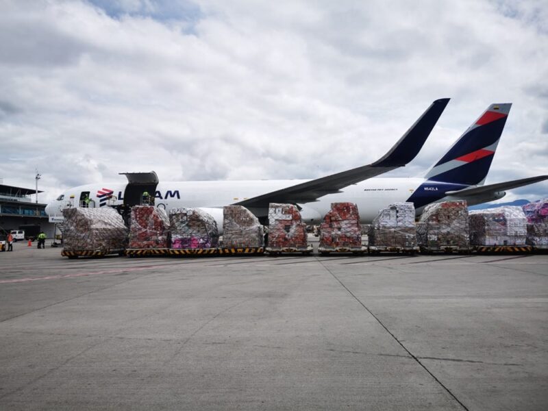 Por cuarto año consecutivo: Grupo LATAM encabeza el envío aéreo de flores hacia Estados Unidos durante San Valentín
