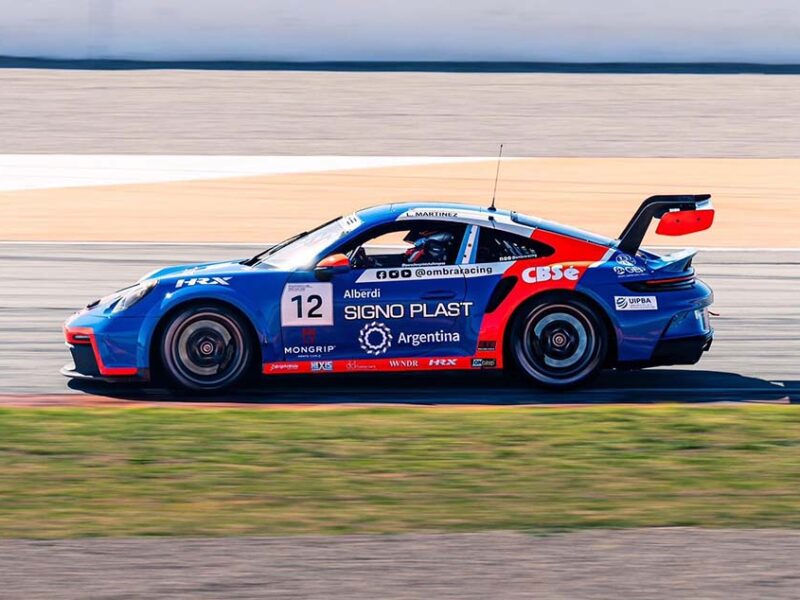 Luciano Martinez corre la última fecha del Porsche Sprint Challenge Southern Europe en Barcelona