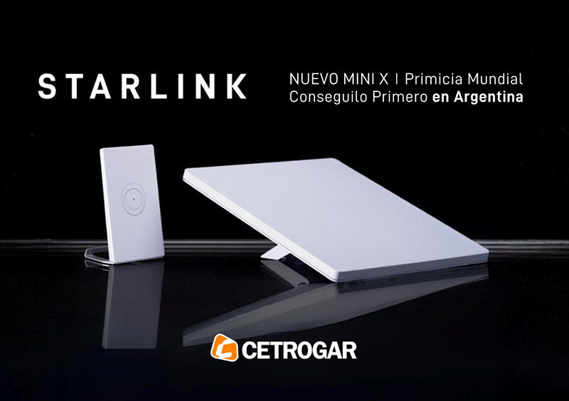 Exclusiva en Argentina llega a Cetrogar el nuevo equipo de Starlink Mini con router inalámbrico