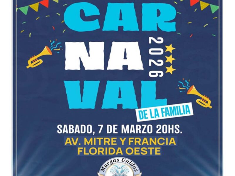 Vicente López con la Cultura Popular: Murgas Unidas invitan a vivir el Carnaval en comunidad