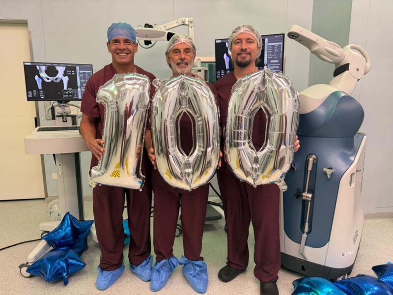 La cirugía robótica alcanza un nuevo hito en reemplazos de cadera y rodilla