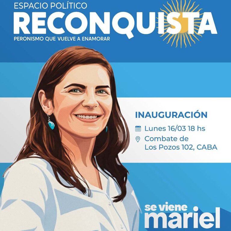 Mariel Fernández inaugura en CABA la sede del espacio político Reconquista