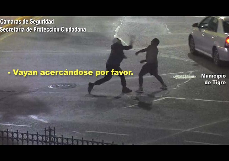 Riña y detenciones en Tigre: individuos confrontaron a golpes en plena avenida