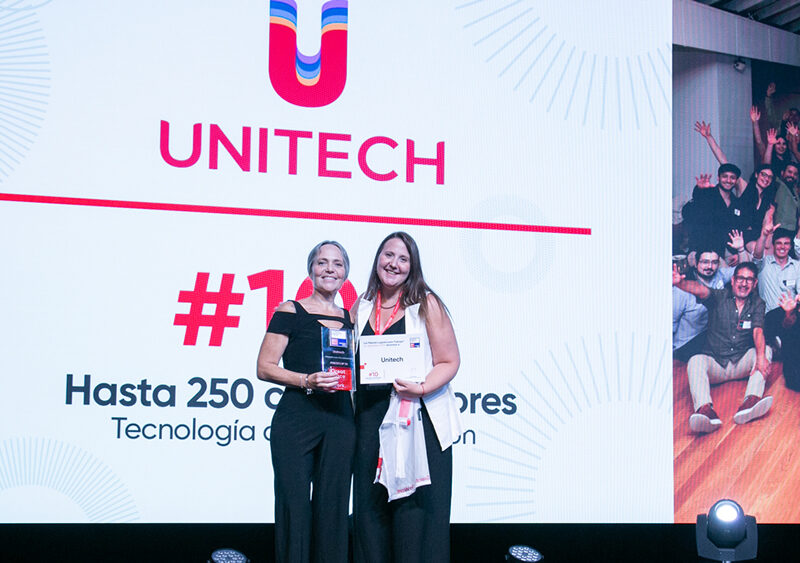 Unitech ingresa al ranking de las 10 mejores empresas para trabajar en su categoría y refuerza su apuesta por el talento