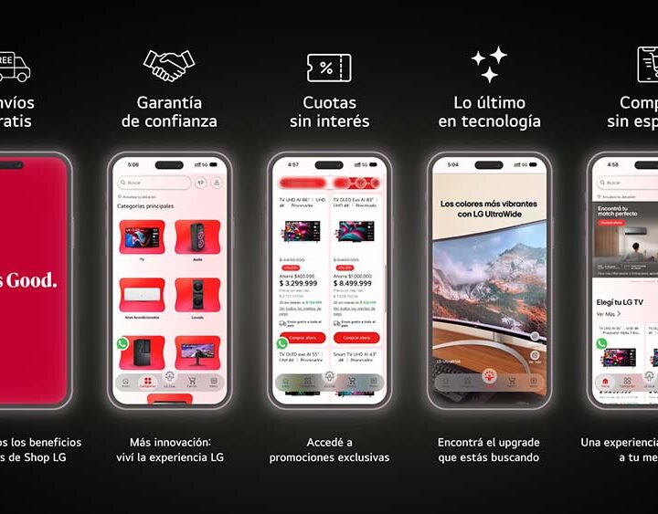 LG lanza su nueva app mobile y refuerza su estrategia digital en Argentina
