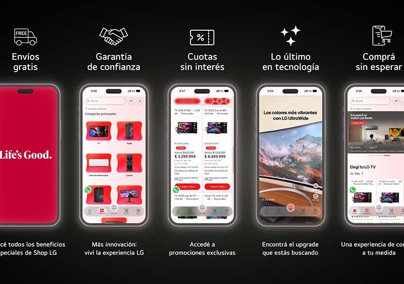 LG lanza su nueva app mobile y refuerza su estrategia digital en Argentina