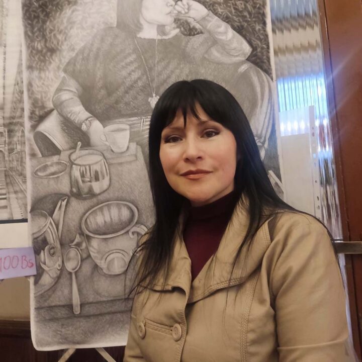 Ella es boliviana y se destaca a nivel mundial