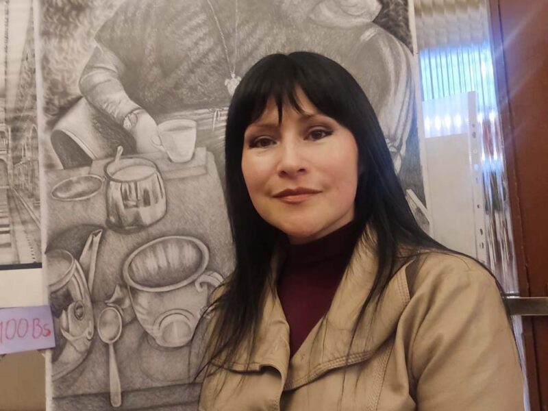 Ella es boliviana y se destaca a nivel mundial