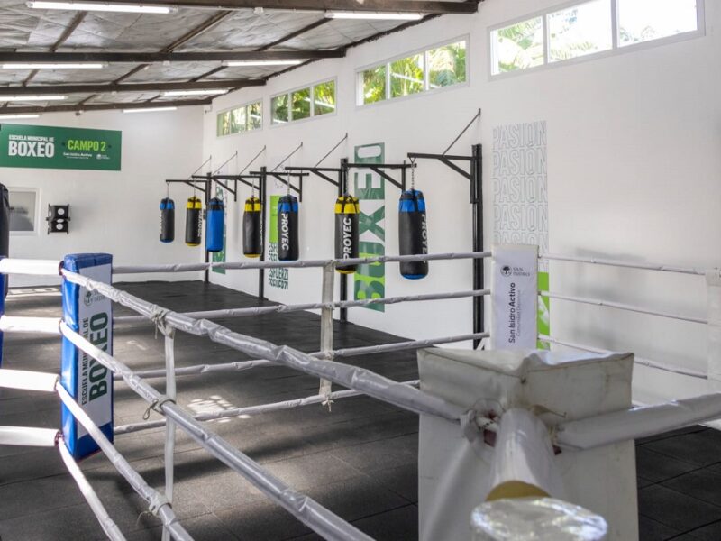 San Isidro abrió una nueva sede de la Escuela municipal de Boxeo